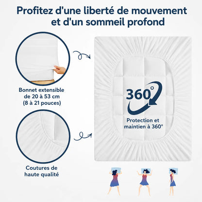 Surmatelas de luxe épais