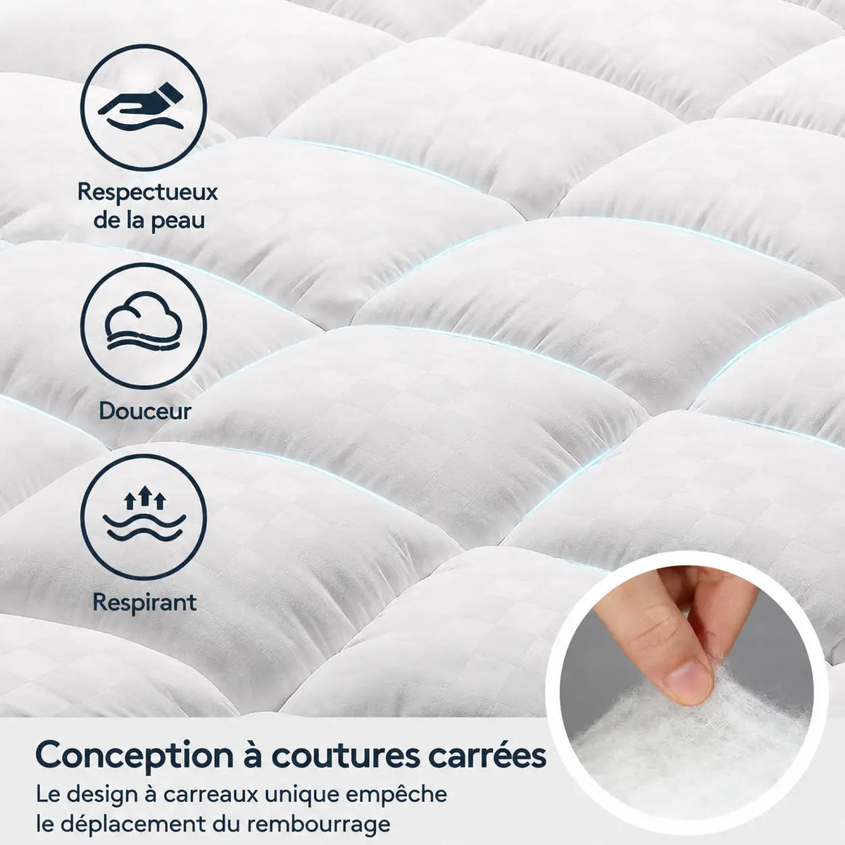 Surmatelas de luxe épais